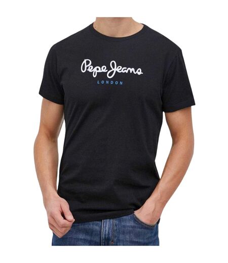 T-shirt Homme Noir Pepe Jeans