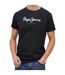 T-shirt Homme Noir Pepe Jeans-1