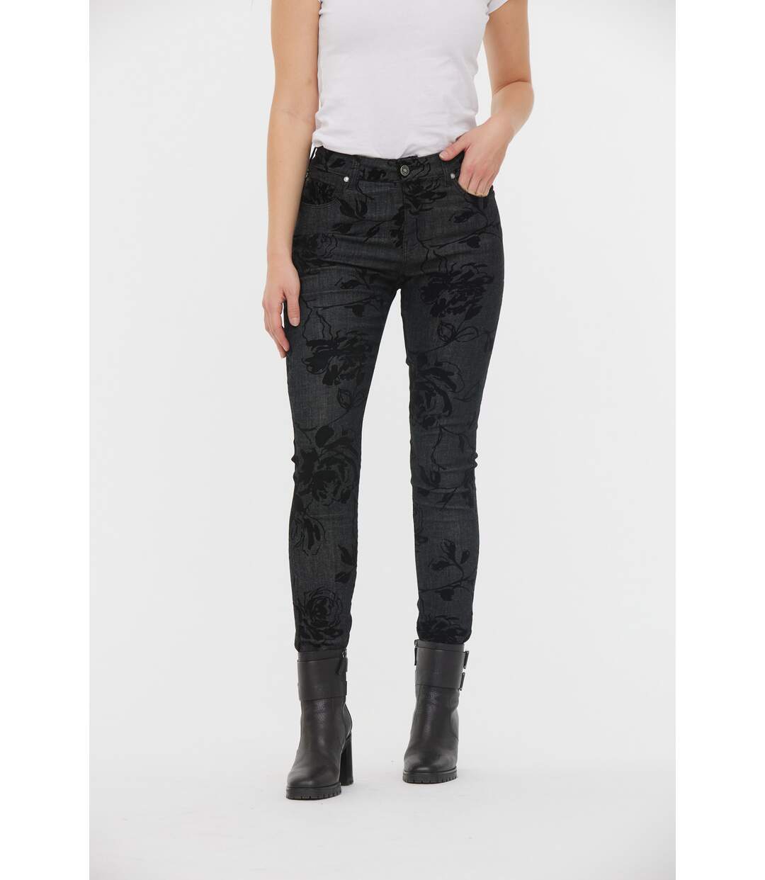 Jean coton slim LC135-1