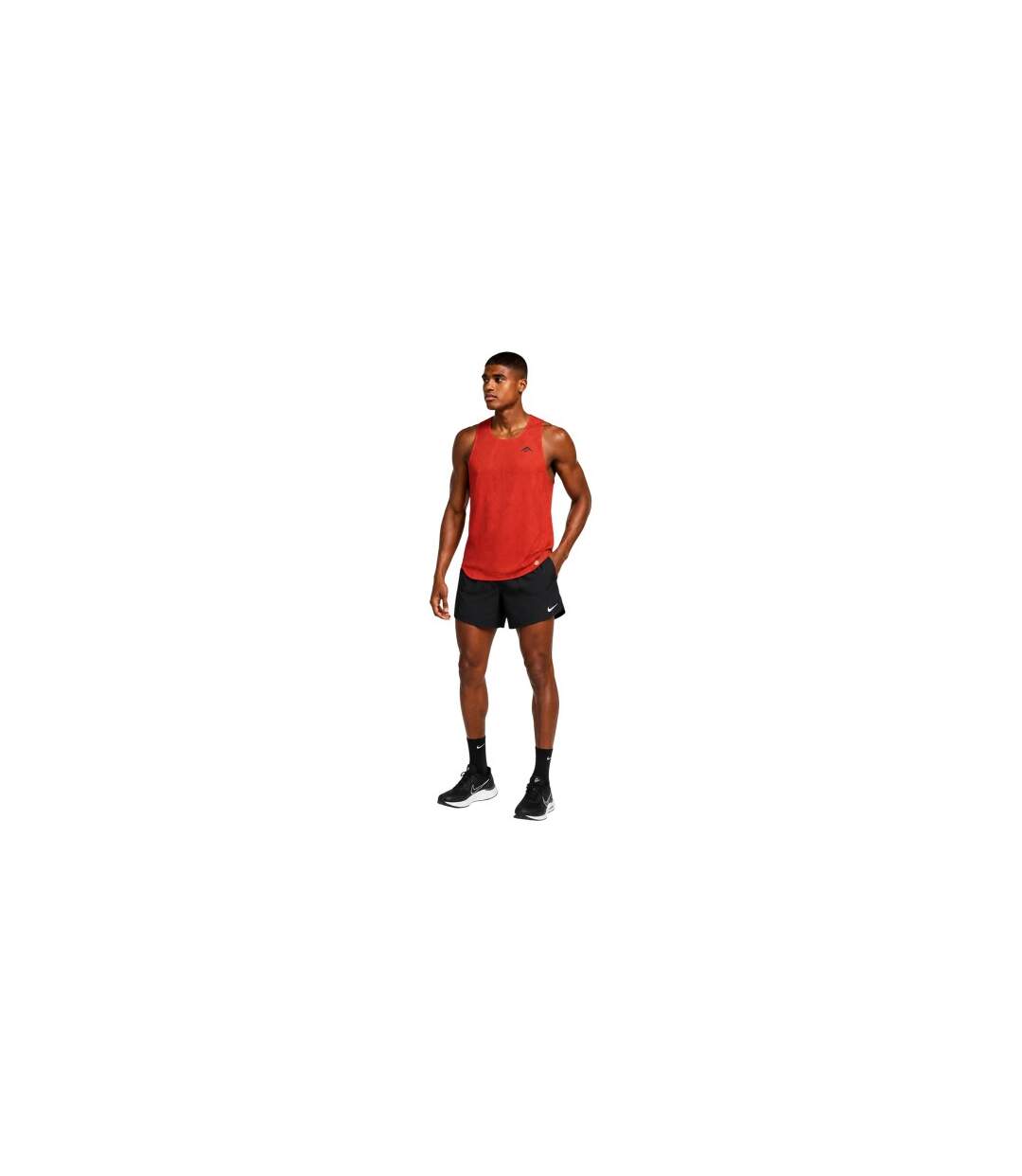 Mens Trailwind Dri-fit Race Vest Red Black Nike-1