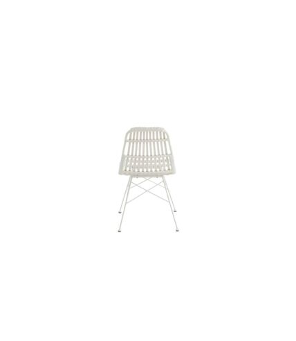 Chaise de Jardin Design Celeste 86cm Blanc