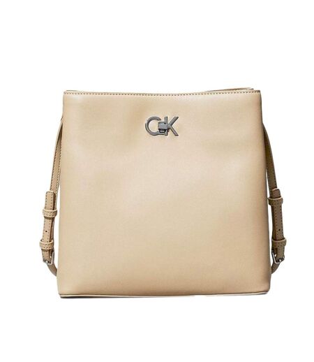 Sac beige femme calvin klein jeans bucket - taille unique