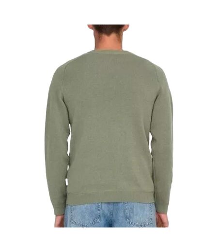 Pull kaki homme only & sons reg 12 crew - l