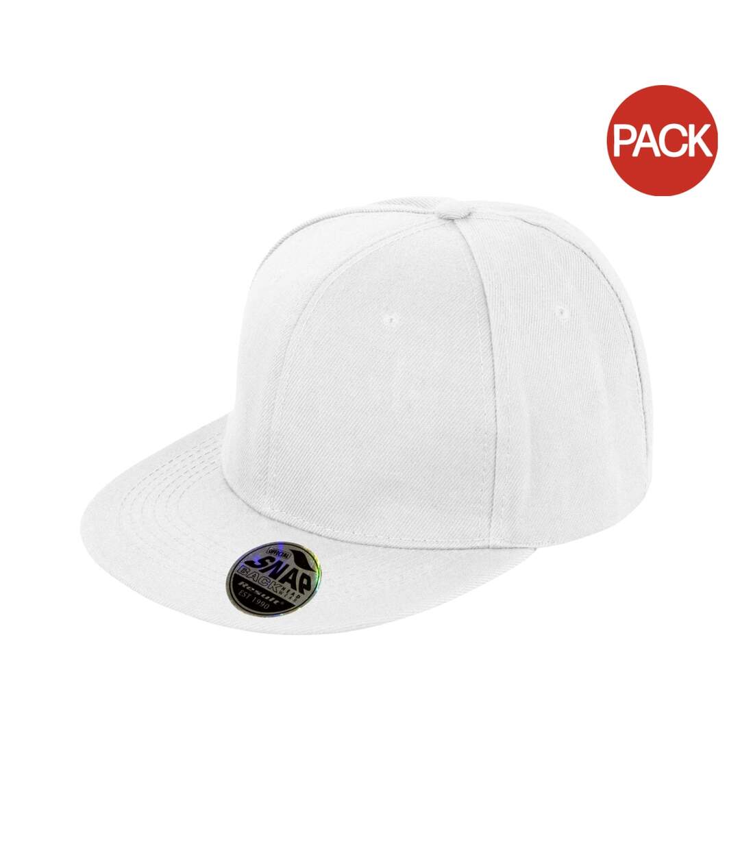 Lot de 2  casquettes bronx adulte blanc Result-1