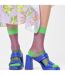 Light Colourful Thin Glittery Socks for Men and Women-3