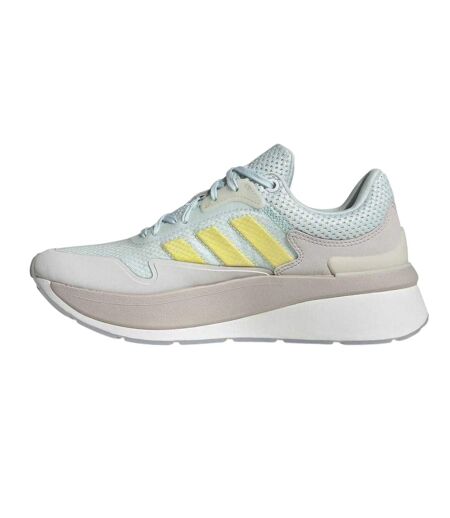 Baskets Motif/style 3 Rayures Znchill Lightmotion Femme Blanc Bleu Adidas