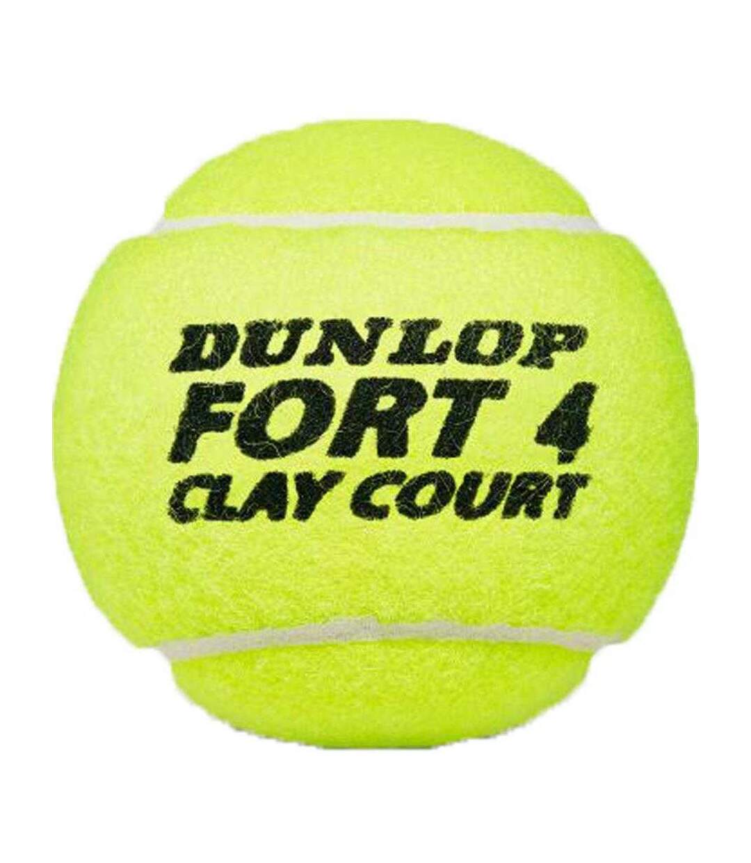 Pack Of 4  Fort Clay Court Tennis Balls  One Size Green Dunlop-2
