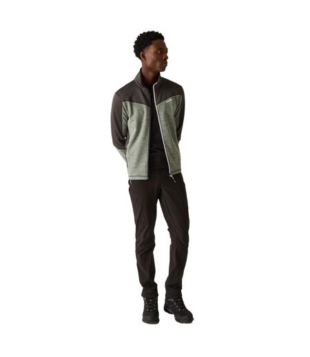 Mens Highton Iv Full Zip Fleece Jacket Agave Green Ash Regatta