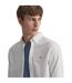 Mens Pique Regular Long-sleeved Shirt White Gant-4