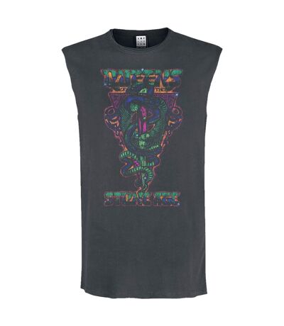 Débardeur Sans Manches Serpent Triangle Homme Charbon Amplified