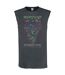 Débardeur Sans Manches Serpent Triangle Homme Charbon Amplified-1