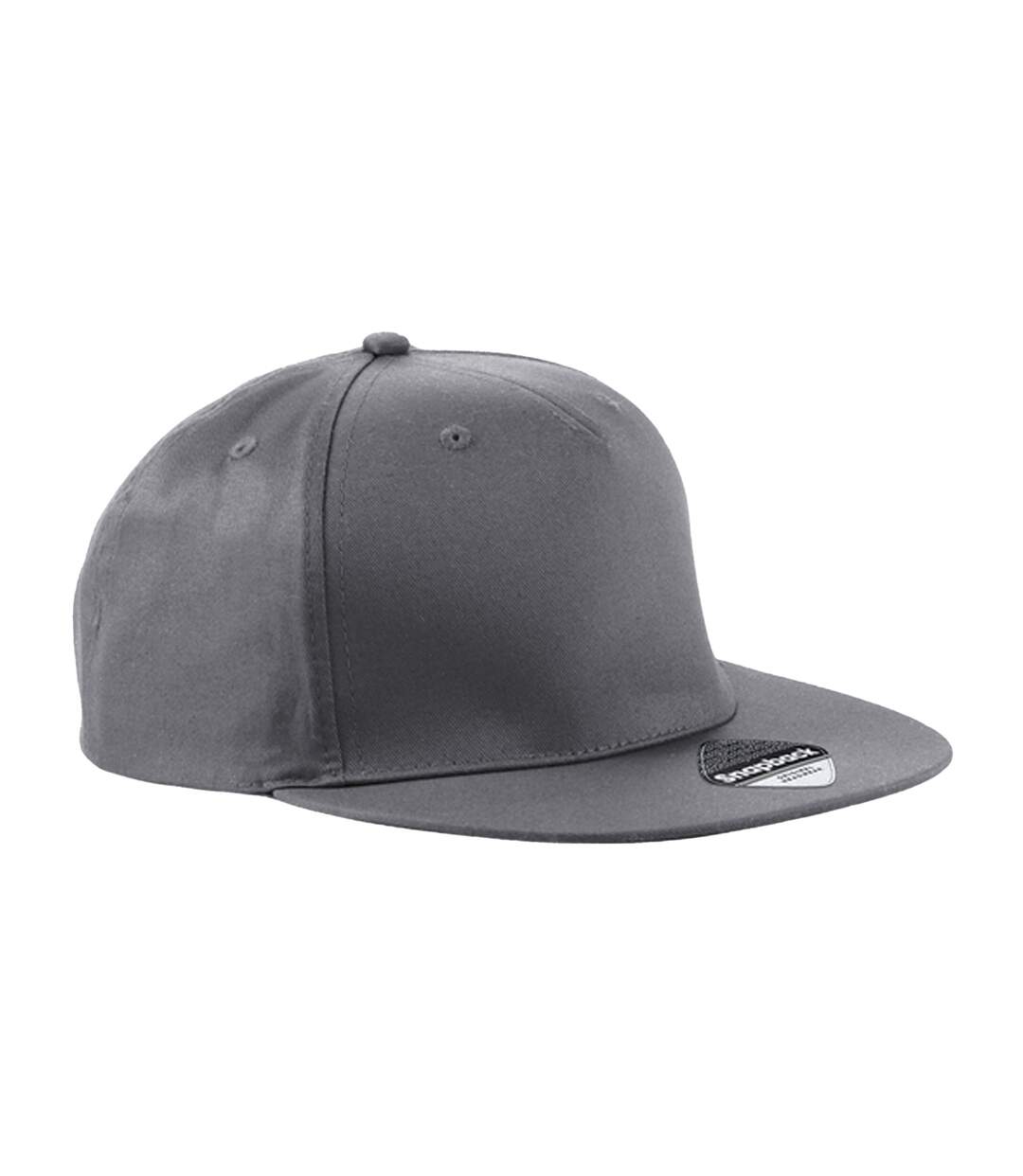 Casquette ajustable gris foncé Beechfield-1