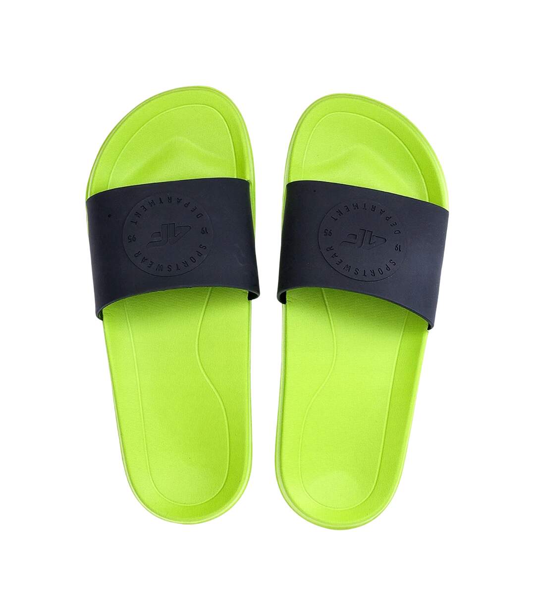 Tongs Mm00fflim047a Homme Noir Vert 4F-4