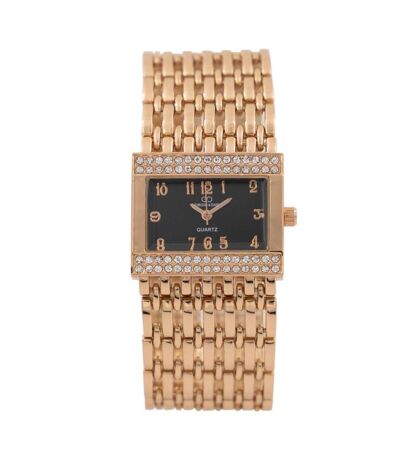 Montre Femme en Métal Rosé Strass GIORGIO