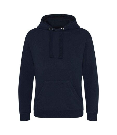 Sweat À Capuche Just Hoods Graduate Homme Nouveau Bleu Marine Awdis