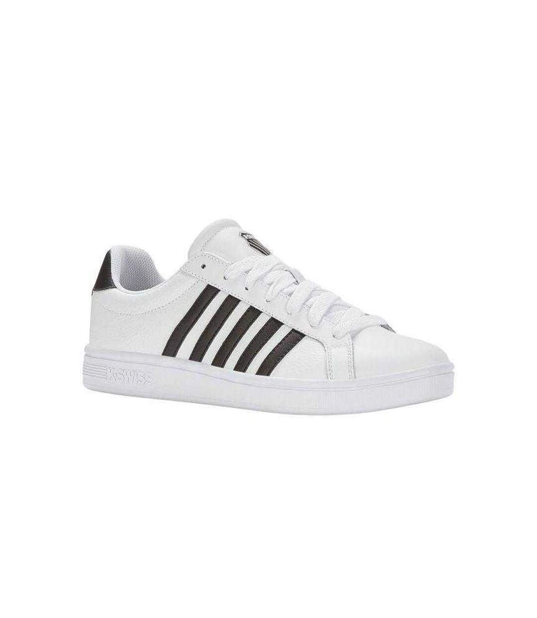 Baskets Court Tiebreak Homme Blanc Noir K-Swiss-1