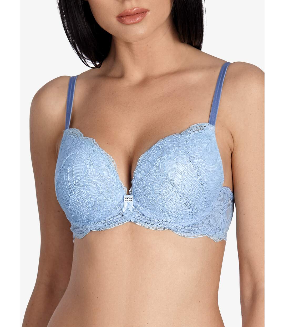 Soutien-gorge push-up Forget-Me-Not bleu ciel Ajour