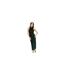 Robe Mi-longue Officiel Motif/style Paillette Femme Vert AX Paris-1