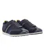 Mens Stiven Leather Lace Up Trainers Navy Hugo Boss-1