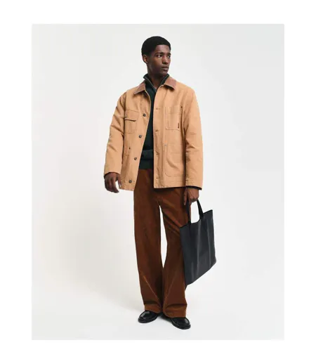 Mens Micro Textured Half Zip Sweatshirt Tartan Green Gant