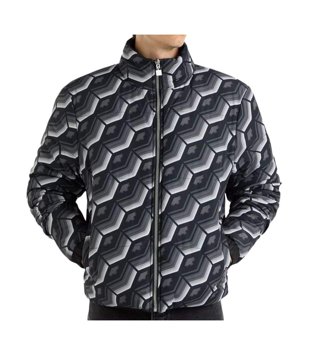 Veste noire homme umbro revers-2