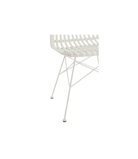 Chaise de Jardin Design Celeste 86cm Blanc