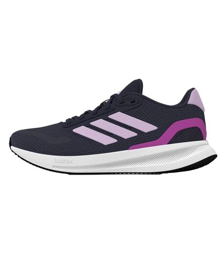 Womens/ladies Runfalcon 5 Shoes Navy Pink Gum Adidas