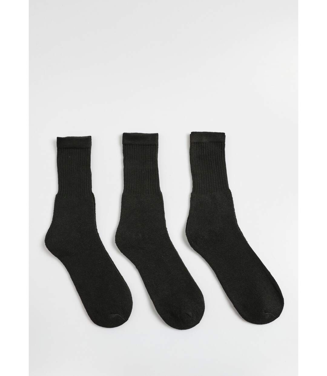 Chaussettes de sport à côtes, avec coton-2