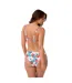 Womens/ladies Floral Tie Detail Bikini Set Multicoloured Be You-3