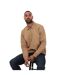 Mens icon half zip sweatshirt beige Gant-3