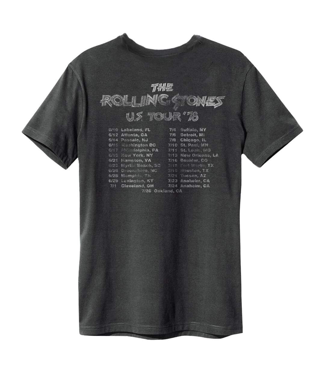 T-shirt Us Tour Adulte Anthracite Amplified-2