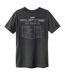 Amplified - T-shirt US TOUR - Adulte (Anthracite) - UTGD894