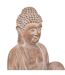Statue Bouddha Déco Effet Bois 67cm Beige Lin-2