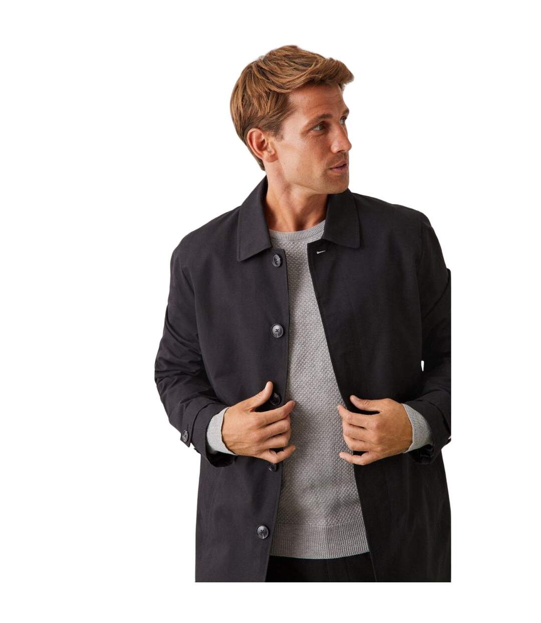 Trench classic homme noir Burton Burton