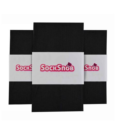 3 Pair 40 Denier Seamed Ultra Sheen Ladies Tights with Line Up the Back