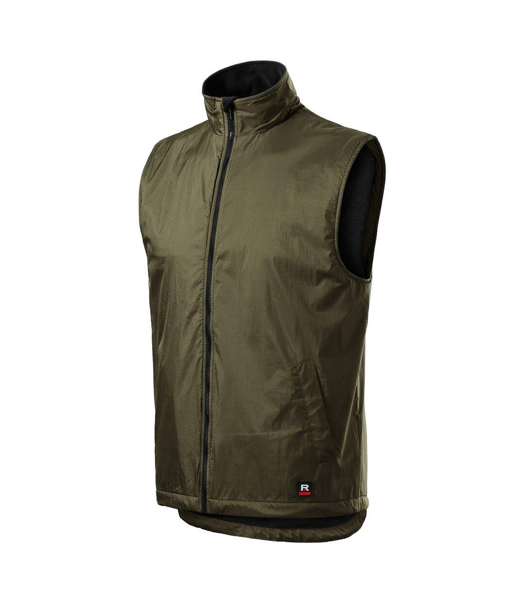 Veste Sans Manches Motif/style Logo Homme Kaki Rimeck-3
