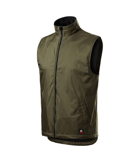 Veste Sans Manches Motif/style Logo Homme Kaki Rimeck
