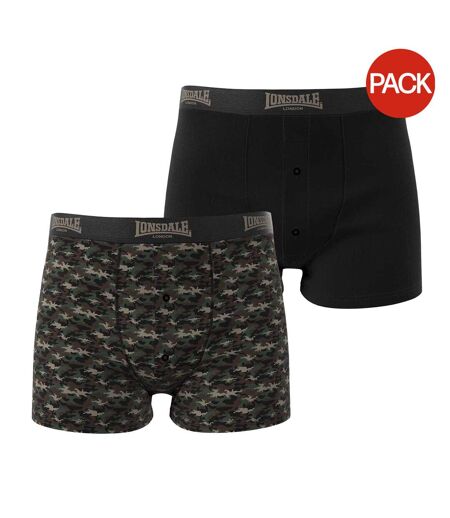 Boxers Homme Kaki Vert Kaki Lonsdale