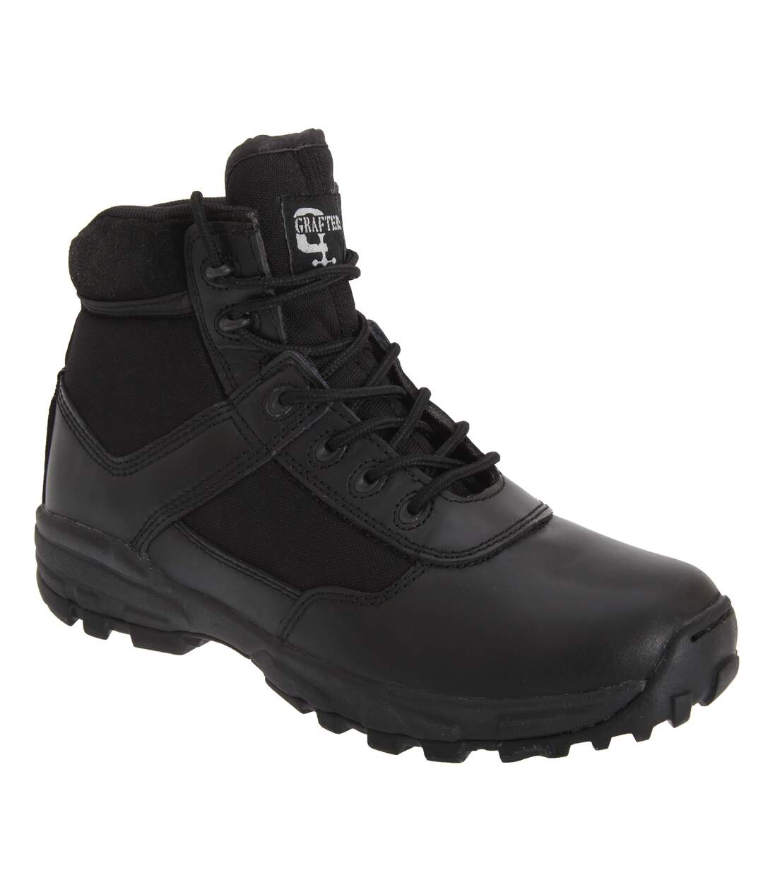 Cover ii chaussures de combat homme noir Grafters-1