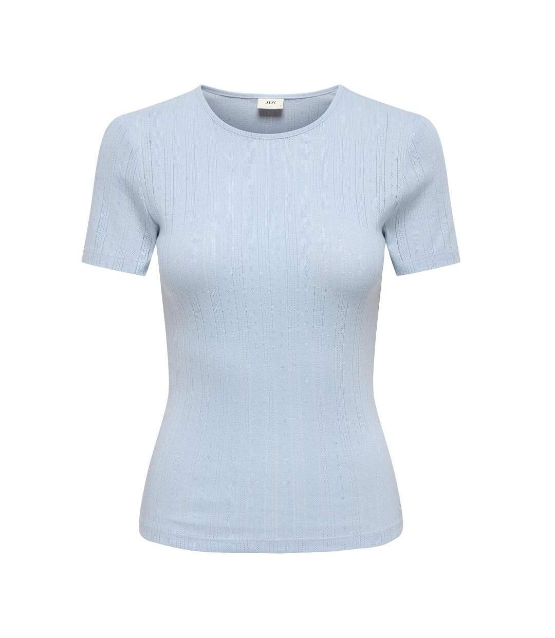 T-Shirt bleu femme jdy salsa-1