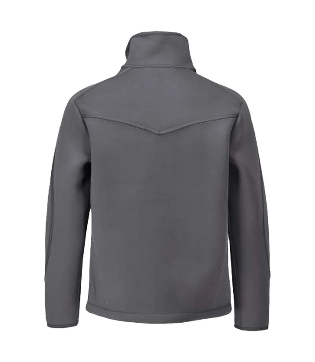 Mens Customised Stretch Soft Shell Jacket Stone Grey Mascot-2