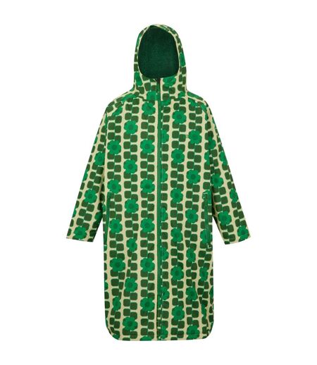 Peignoir À Langer Imperméable Motif/style Petite Fleur Et Carré Orla Kiely Adulte Vert Regatta