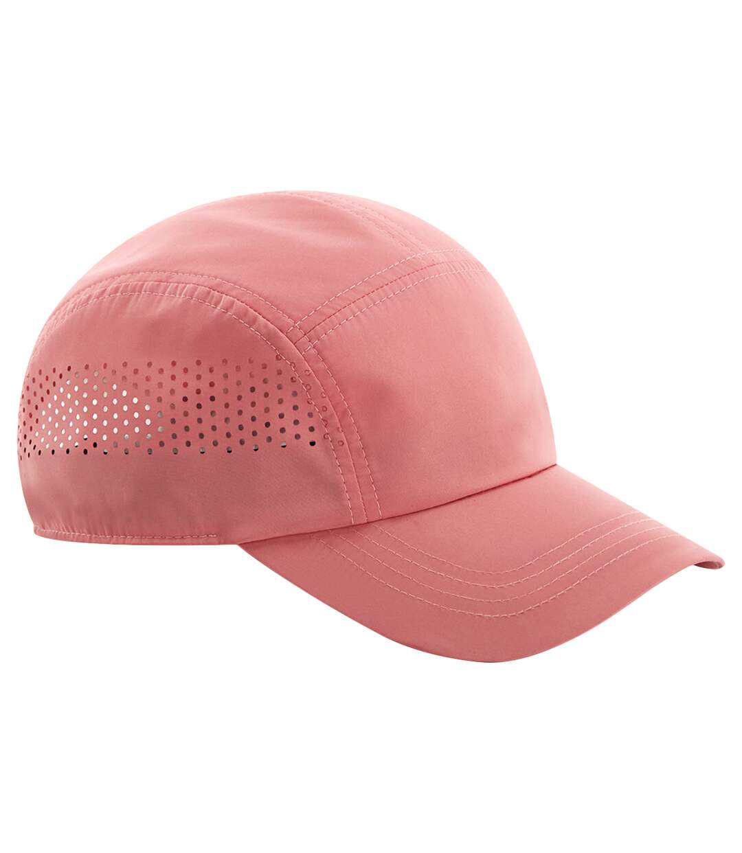 Technical running cap one size salmon pink Beechfield-1