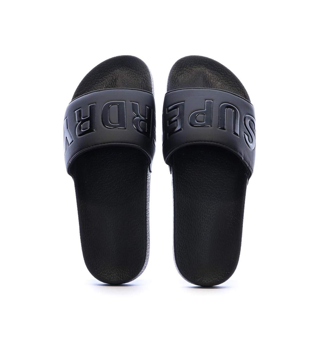 Claquettes noir homme superdry  pool slide-2