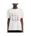 T-Shirt blanc femme teddy smith leya - l-1