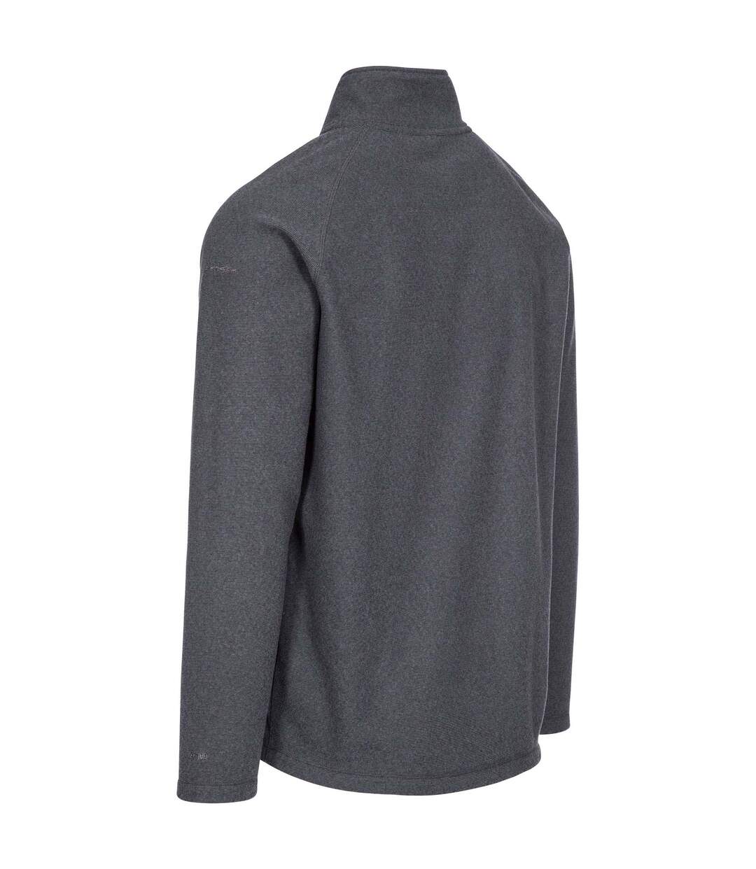 Mens Keynote Fleece Top Charcoal Grey Trespass-2