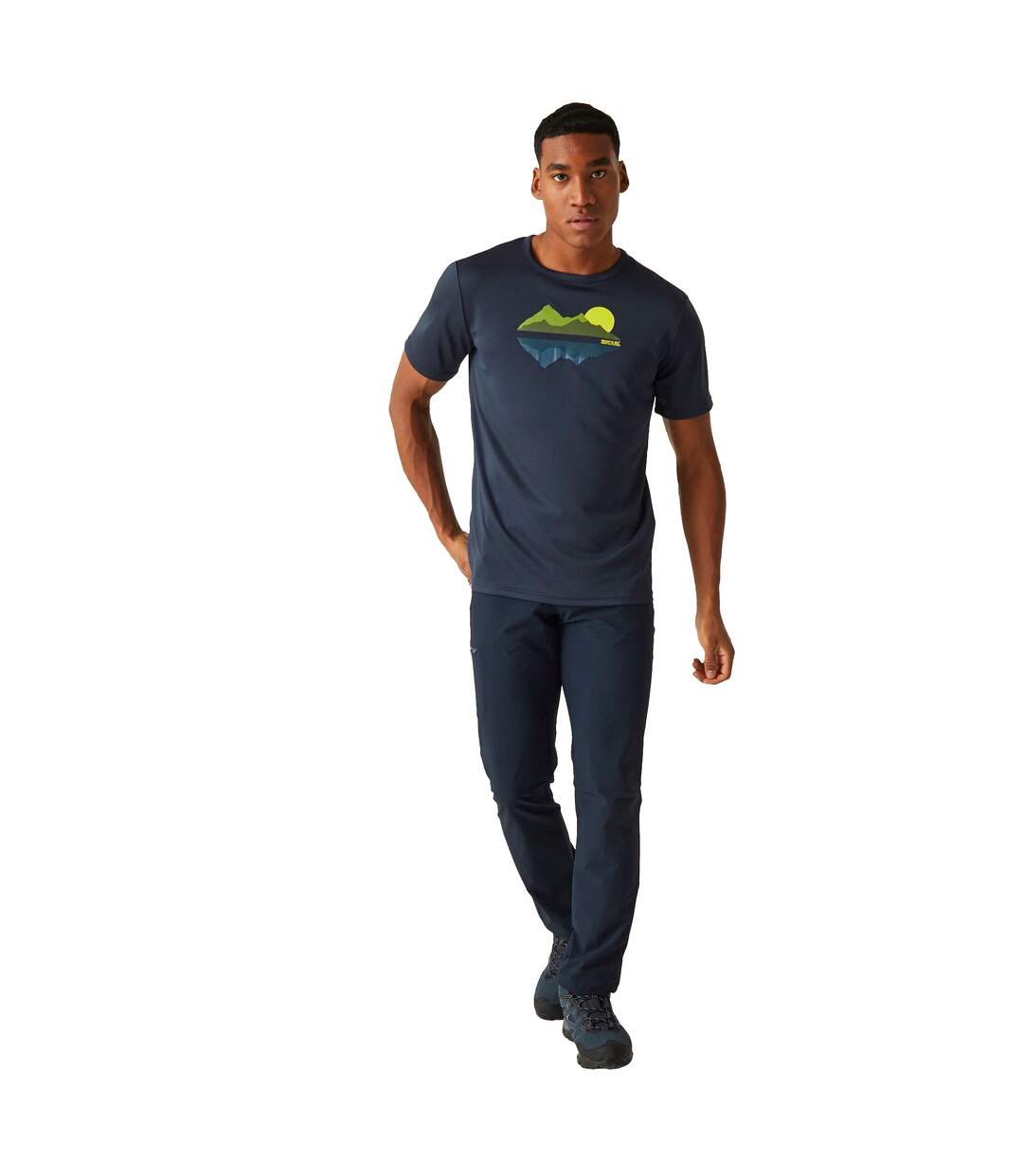 T-shirt Fingal Homme Bleu Marine Regatta-1