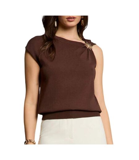 Top marron femme morgan mchoco