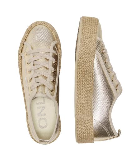 Baskets onlida femme jaune or Only
