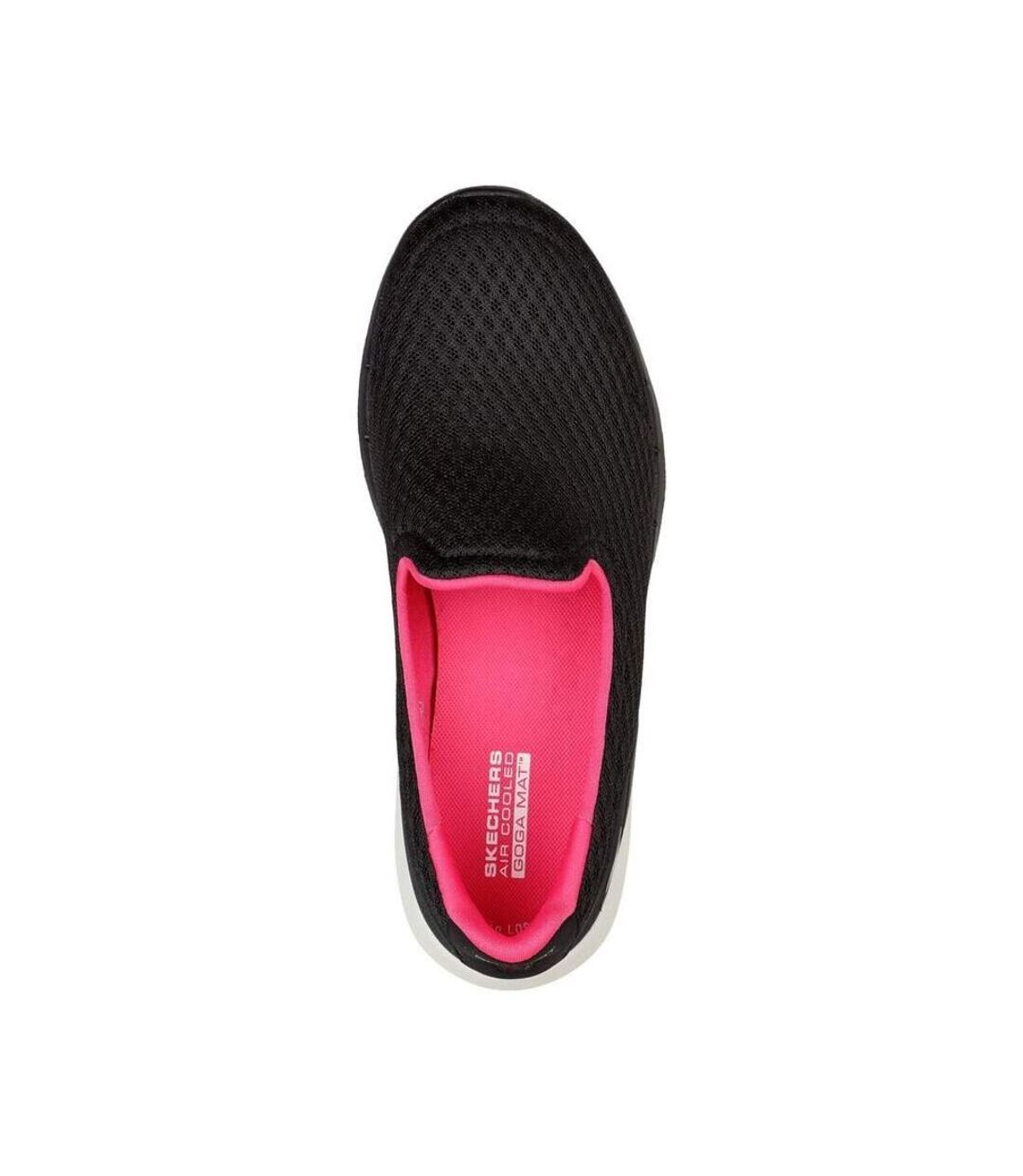 Skechers Womens/Ladies GOwalk 6 Big Splash Walking Shoes (Black/Hot Pink) - UTFS8216